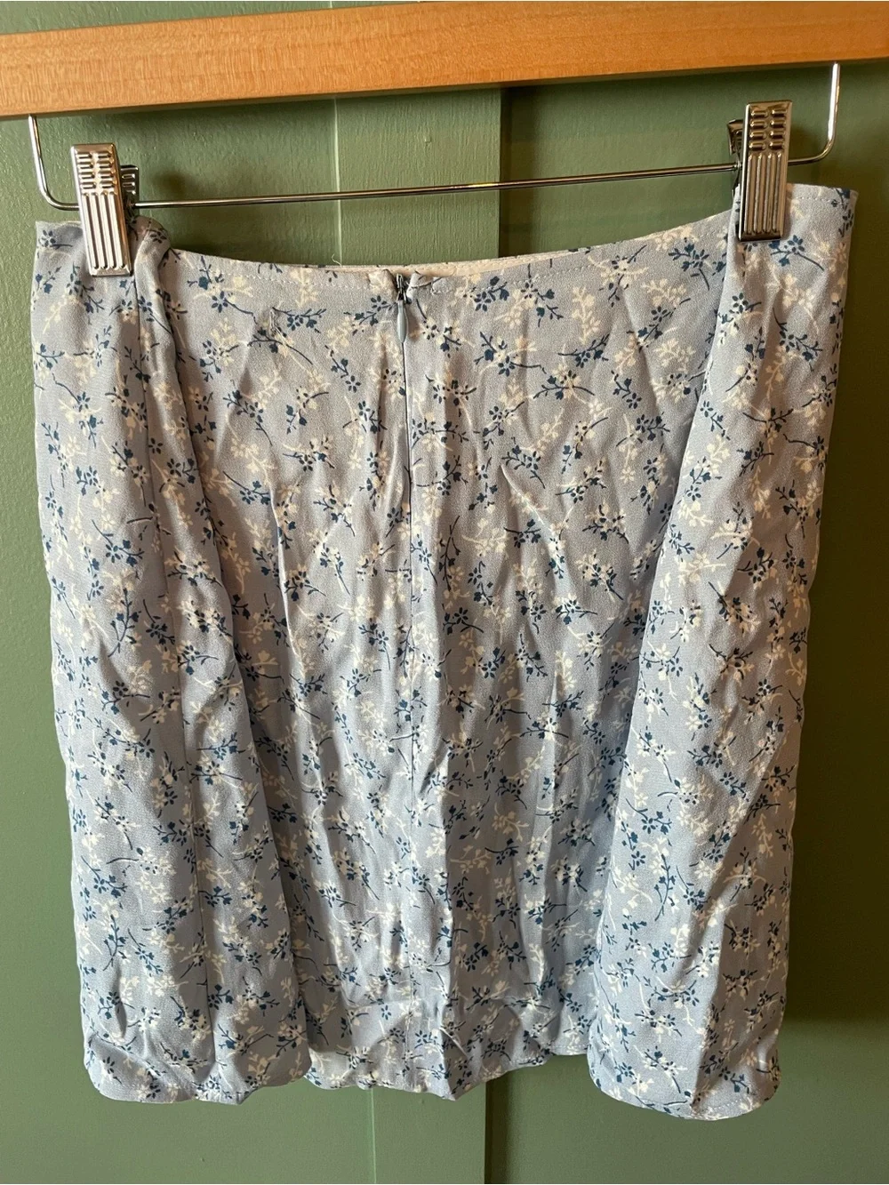 Reformation 'Margot' Blue Skirt - Picture 5 of 8